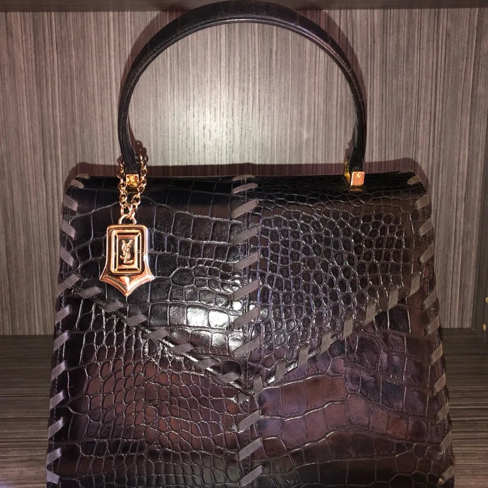 Yves Saint Laurent | Bags | Authentic Vintage Ysl With Gold Ysl